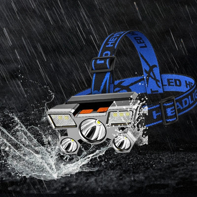 Powerful Rechargeable Head Flashlight for Fishing Led Headlamp Nitecore Camping Headlights Hunting Torch Hiking Front Lanterns