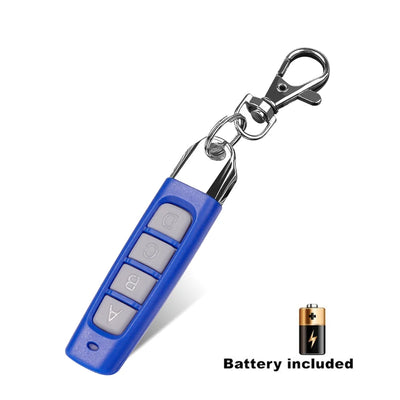 433MHZ Remote Control Auto 4 Channe ABCD Code Garage Gate Door Opener Keychain Duplicator Clone Cloning Code Car Key