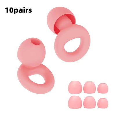 HUAK Concert Ear Plugs, High Fidelity Noise Cancelling Silicone Ear Plugs, Reusable Ear Plugs for Musicians, , Focus and Sleep