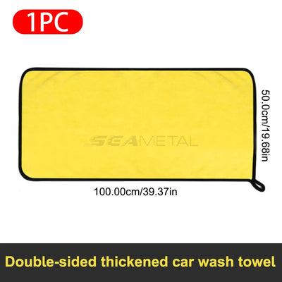 Cars Wash Microfiber Towel 30x30/60CM Car Cleaning Drying Cloth Hemming Cars Care Cloth Detailing Car Wash Towel