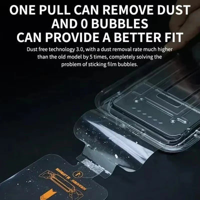 NNBILI Oleophobic Coating Dust Free Easy Installation Screen Protector For iPhone 14 11 13 12 15 16 Pro Max Mini XS X XR Glass