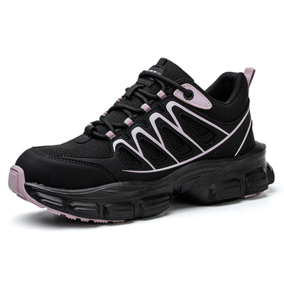Clearance_Fashion Safety Shoes Women Work Sneakers structured Shoes pneumatic-Proof Protective Shoes Work Boots Steel Toe Shoes_