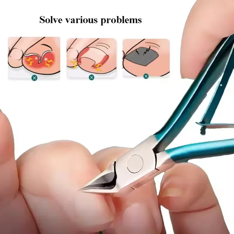 Toe Nail Clipper For Ingrown Or Thick Toenails Toenails Trimmer Professional Podiatrist Toenail Nipper With Stainless Steel Supe