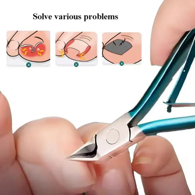 Toe Nail Clipper For Ingrown Or Thick Toenails Toenails Trimmer Professional Podiatrist Toenail Nipper With Stainless Steel Supe