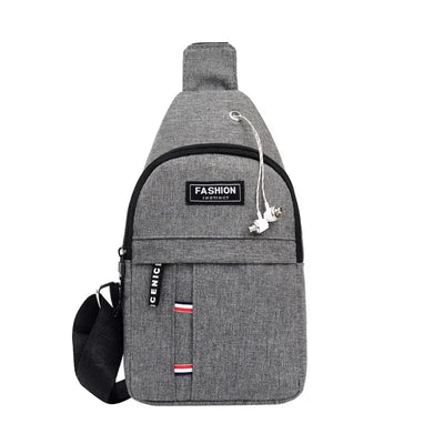 Chest Bag Men's One Shoulder Crossbody Bag Large Capacity Outdoor Sports And Leisure Fashion Small Shoulder Bag Large Capacit
