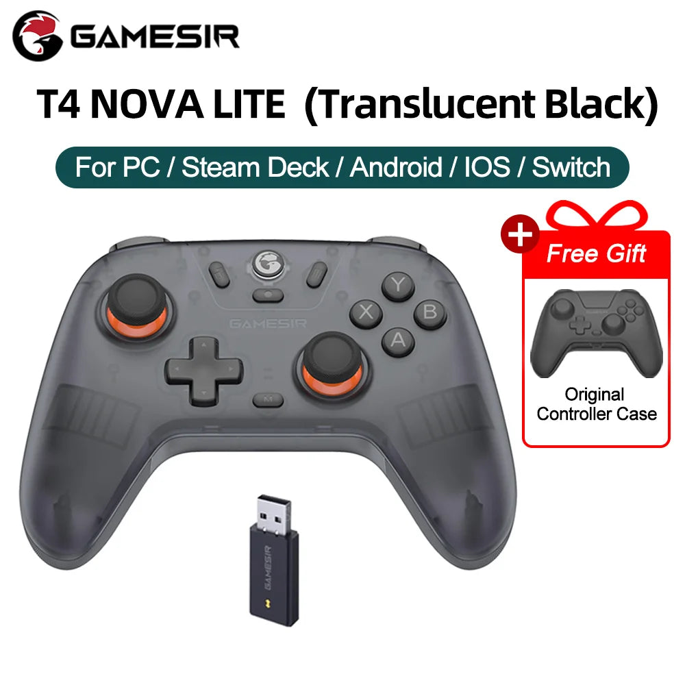 GameSir Wireless Switch Controller Nova Lite Bluetooth Gamepad with Hall Effect for Nintendo Switch iPhone Android Phone PC