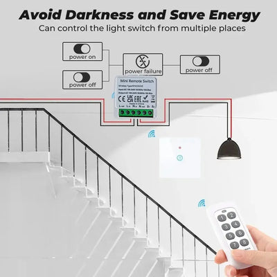 433Mhz RF Wireless Smart Switch Light