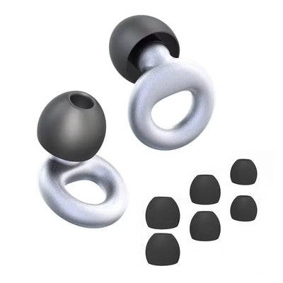 HUAK Concert Ear Plugs, High Fidelity Noise Cancelling Silicone Ear Plugs, Reusable Ear Plugs for Musicians, , Focus and Sleep