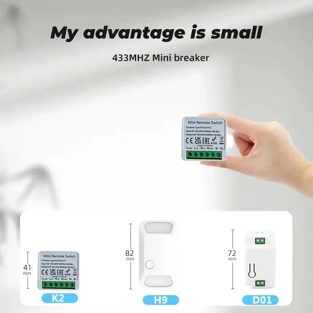 433Mhz RF Wireless Smart Switch Light
