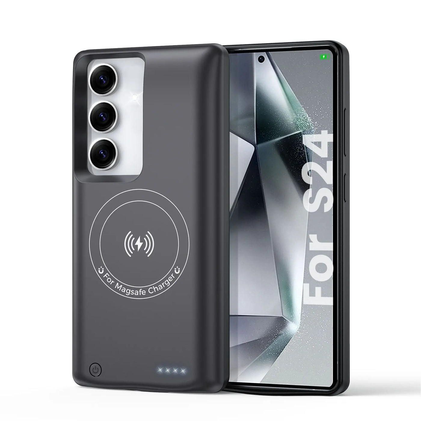 10000mAh Wireless Charging Battery Charger Case for Samsung