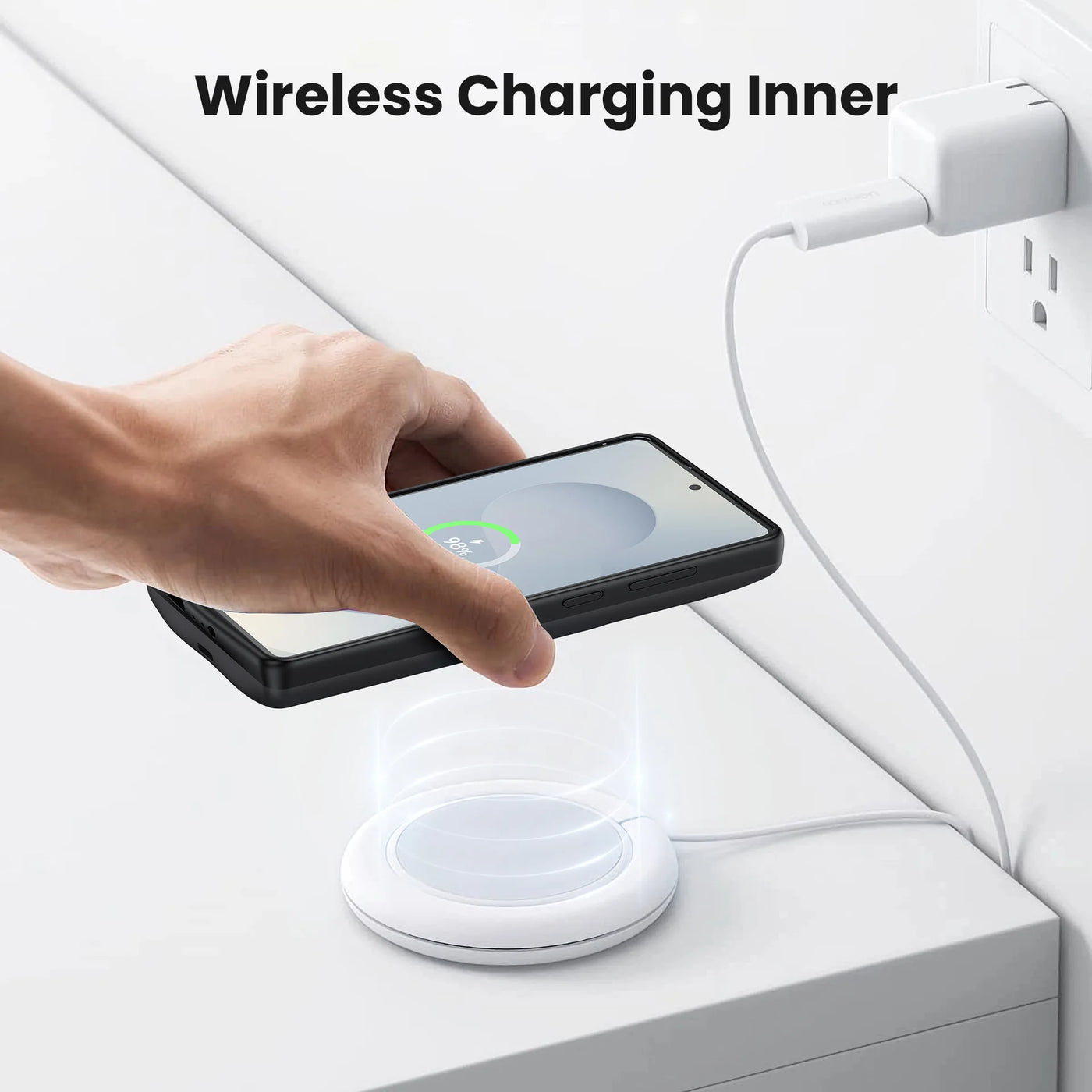 10000mAh Wireless Charging Battery Charger Case for Samsung