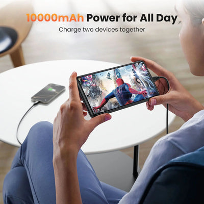10000mAh Wireless Charging Battery Charger Case for Samsung