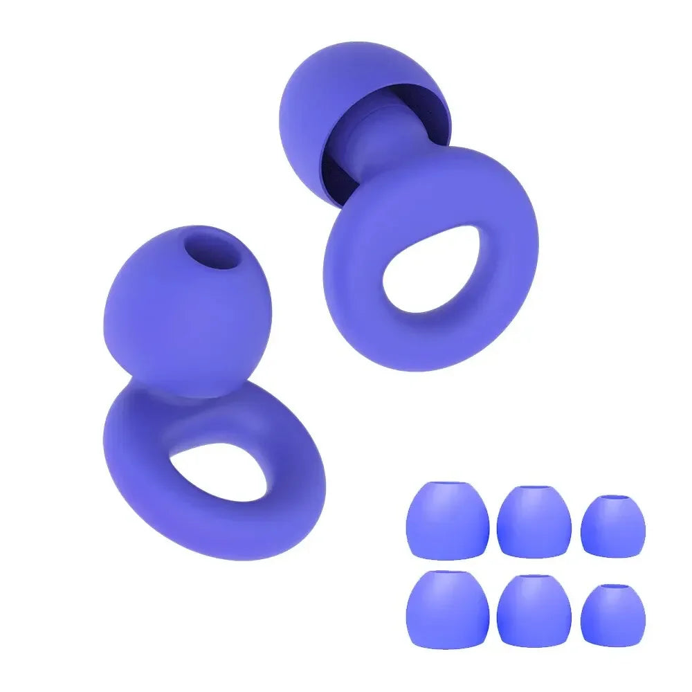 HUAK Concert Ear Plugs, High Fidelity Noise Cancelling Silicone Ear Plugs, Reusable Ear Plugs for Musicians, , Focus and Sleep
