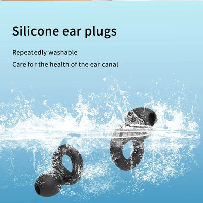 HUAK Concert Ear Plugs, High Fidelity Noise Cancelling Silicone Ear Plugs, Reusable Ear Plugs for Musicians, , Focus and Sleep