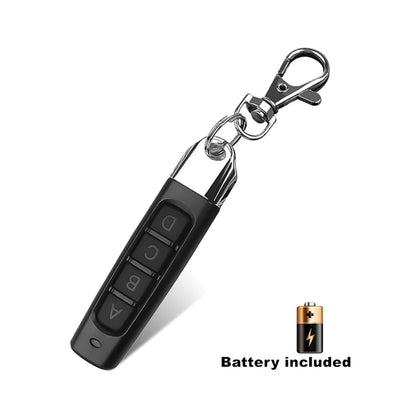 433MHZ Remote Control Auto 4 Channe ABCD Code Garage Gate Door Opener Keychain Duplicator Clone Cloning Code Car Key