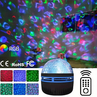 LED Starry Galaxy Ocean Wave Projector