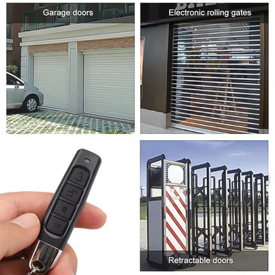 433MHZ Remote Control Auto 4 Channe ABCD Code Garage Gate Door Opener Keychain Duplicator Clone Cloning Code Car Key