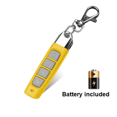 433MHZ Remote Control Auto 4 Channe ABCD Code Garage Gate Door Opener Keychain Duplicator Clone Cloning Code Car Key