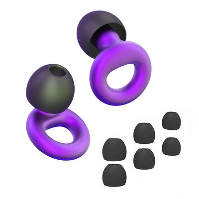 HUAK Concert Ear Plugs, High Fidelity Noise Cancelling Silicone Ear Plugs, Reusable Ear Plugs for Musicians, , Focus and Sleep
