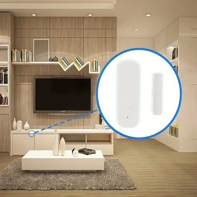 Tuya Zigbee Door Sensor for Smart Home Wireless Window Detector Remote Control Smart Life APP Alexa Home Security Alarm System