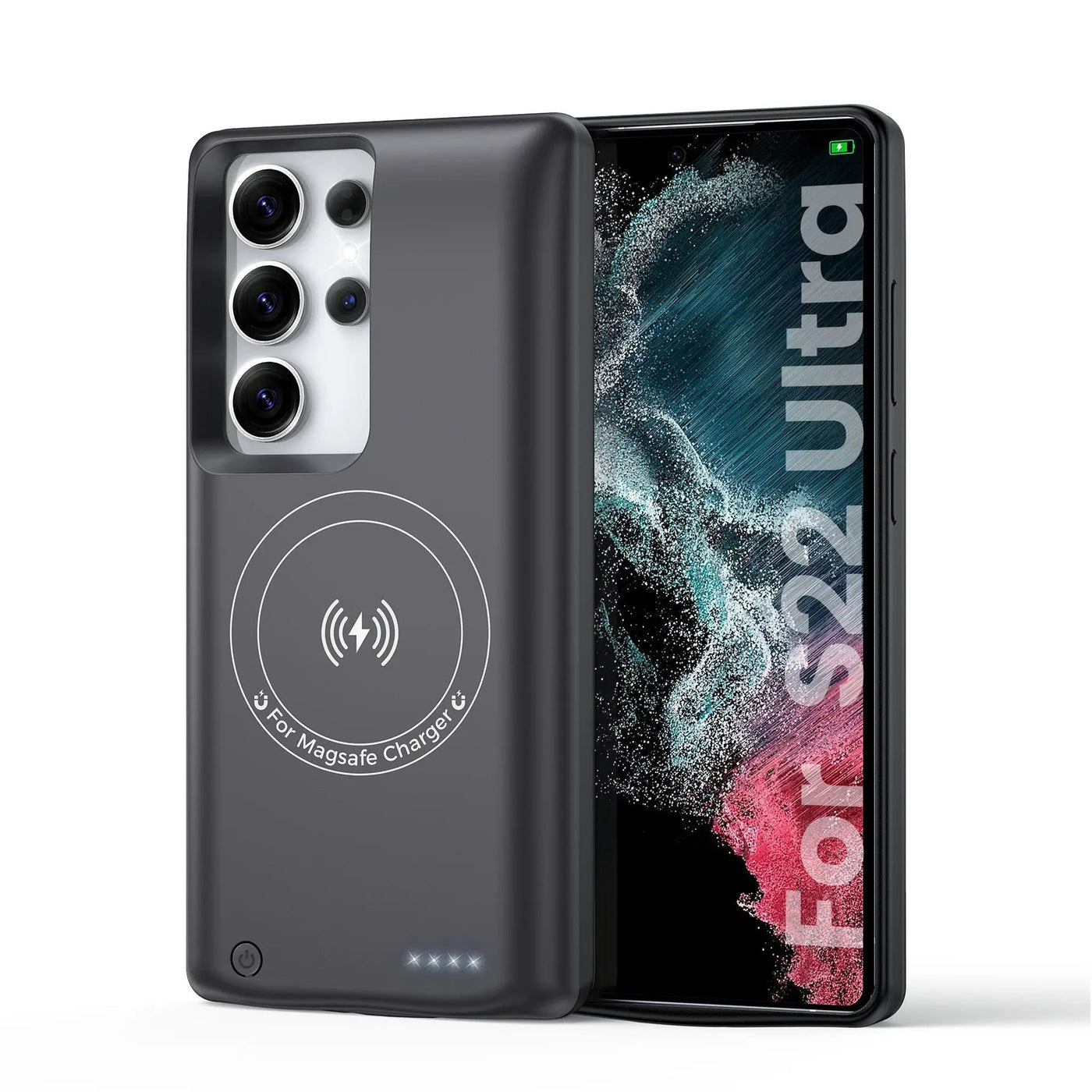 10000mAh Wireless Charging Battery Charger Case for Samsung