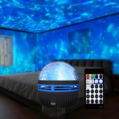 LED Starry Galaxy Ocean Wave Projector