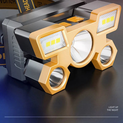 Powerful Rechargeable Head Flashlight for Fishing Led Headlamp Nitecore Camping Headlights Hunting Torch Hiking Front Lanterns