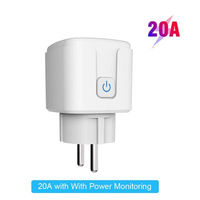 Tuya Smart Socket EU16A/20A Wifi Smart Plug