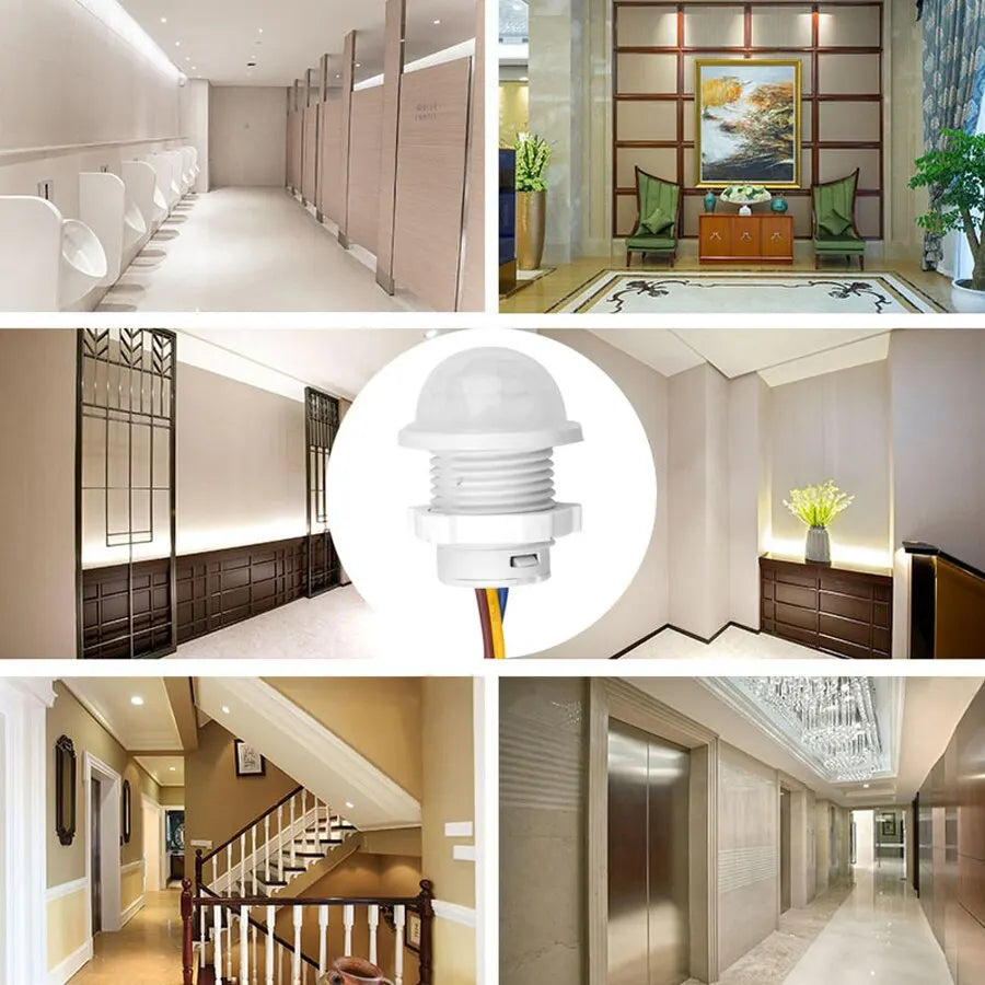 Light Switch PIR Sensor Detector Smart Switch LED 110V 220V PIR Infrared Motion Sensor Switch Auto On Off With adjustment