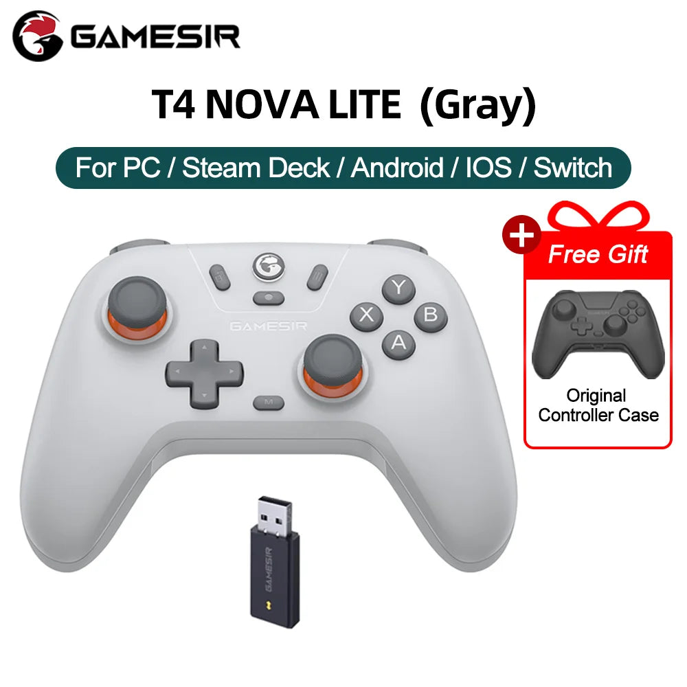 GameSir Wireless Switch Controller Nova Lite Bluetooth Gamepad with Hall Effect for Nintendo Switch iPhone Android Phone PC