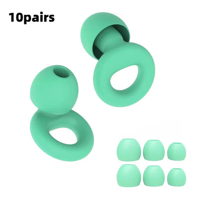 HUAK Concert Ear Plugs, High Fidelity Noise Cancelling Silicone Ear Plugs, Reusable Ear Plugs for Musicians, , Focus and Sleep