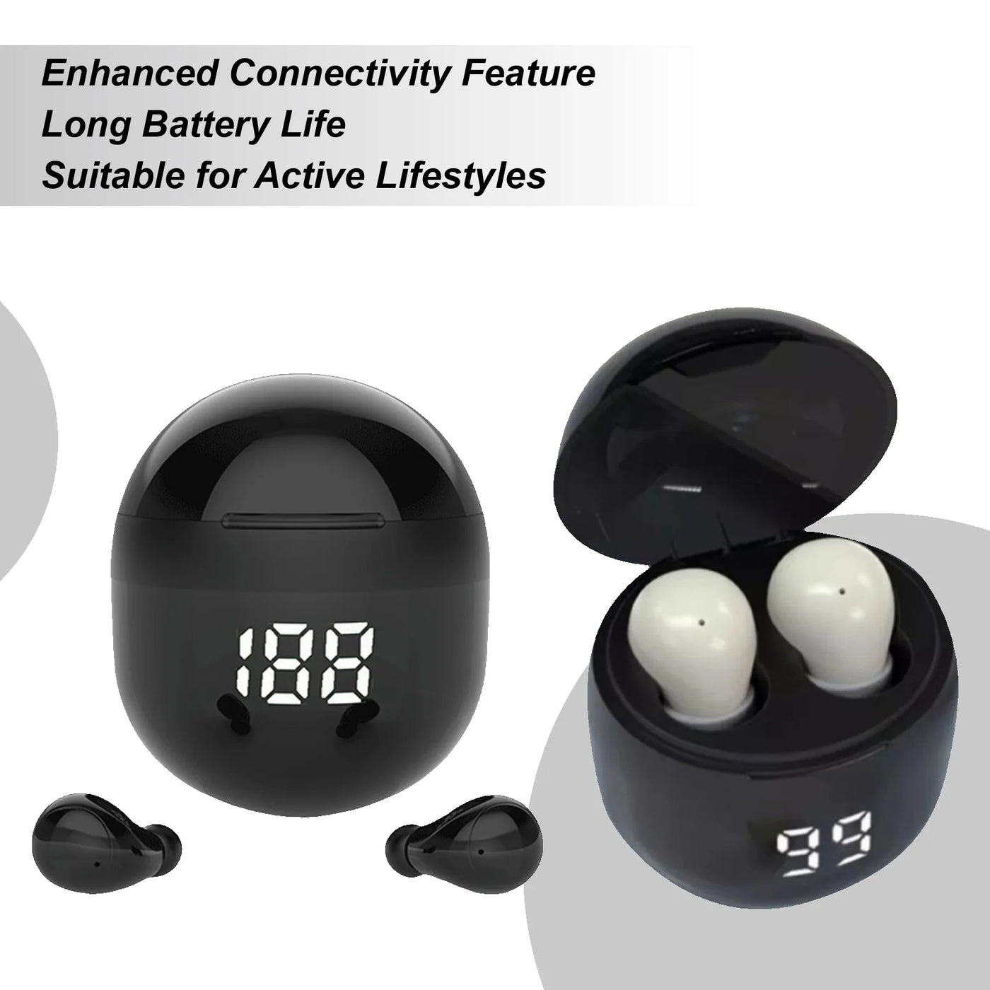 SK18 Mini Wireless Blue tooth Earphones Sleep Headset With Mic Noise