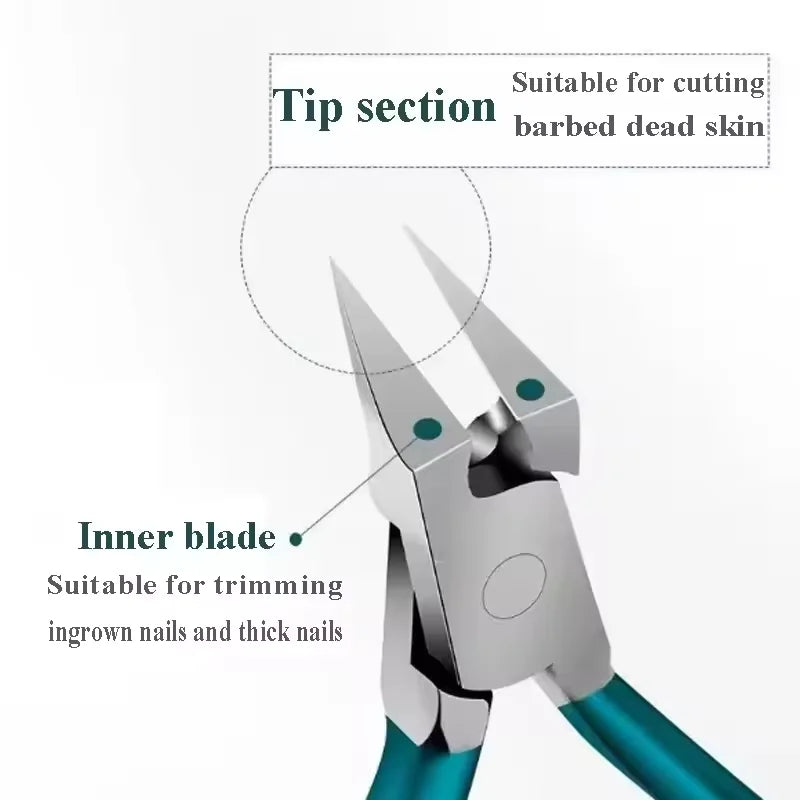 Toe Nail Clipper For Ingrown Or Thick Toenails Toenails Trimmer Professional Podiatrist Toenail Nipper With Stainless Steel Supe