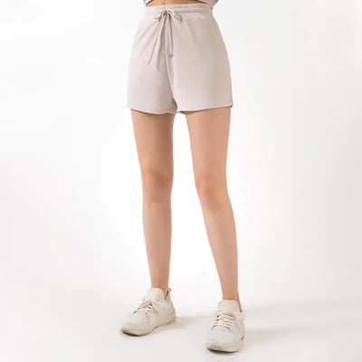 Lace Wide Loose Yoga Shorts for Women's Fitness
